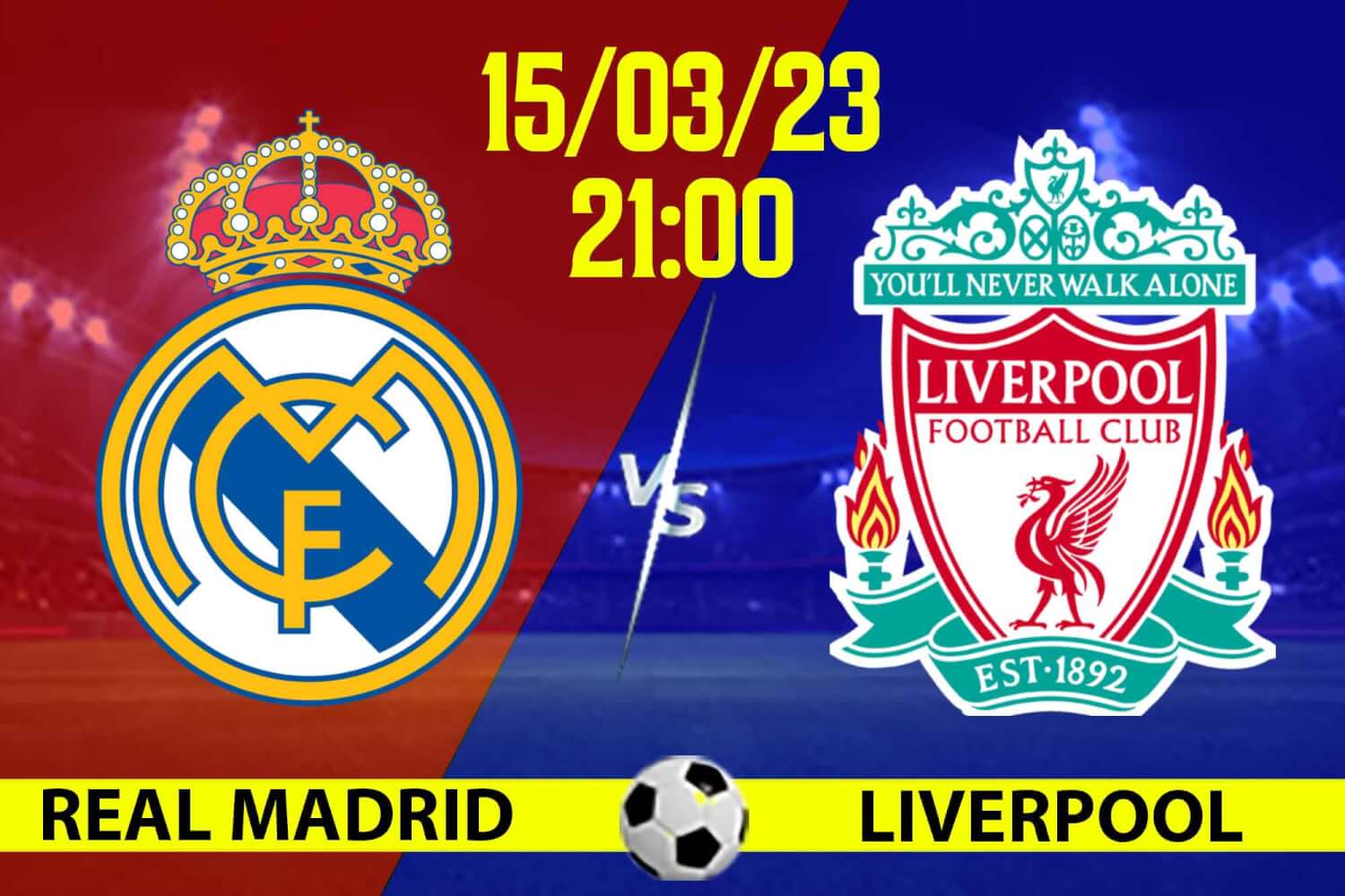 partido Real Madrid CFVs Liverpool