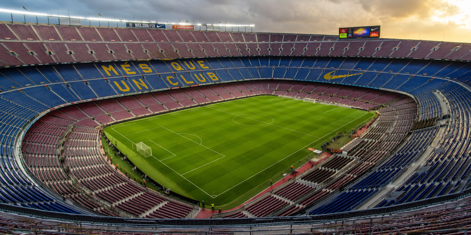 El Estadio Camp Nou FC Barcelona